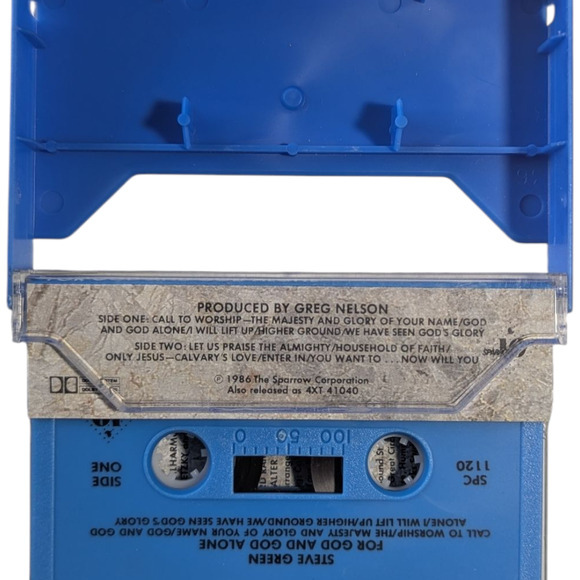 "For God and God Alone" by Steve Green-Classic Cassette Tape Vintage Collector - Picture 2 of 4